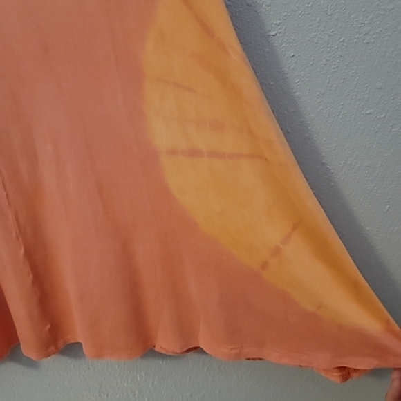 Raya Sun Tangerine Swing Bathing Suit Cover Sz L - Picture 10 of 11